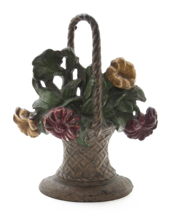 * A Victorian Cast Iron Doorstop in
