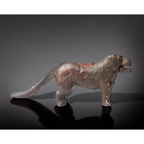 A VICTORIAN CAST IRON 'DOG'