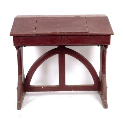 A Victorian clerk's painted desk