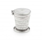 A VICTORIAN COLLAPSABLE CUP Sa