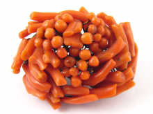 A Victorian coral brooch approx.