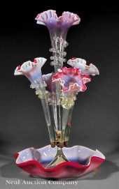 A Victorian Cranberry Opaline