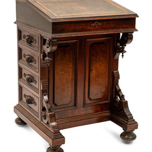 A Victorian Davenport Writing