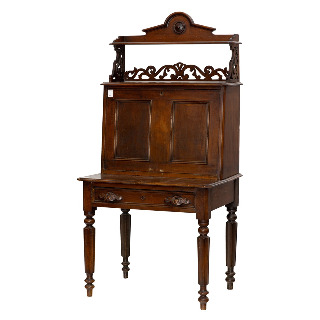 A VICTORIAN DROP FRONT LADIES