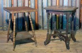 A Victorian Eastlake walnut ta