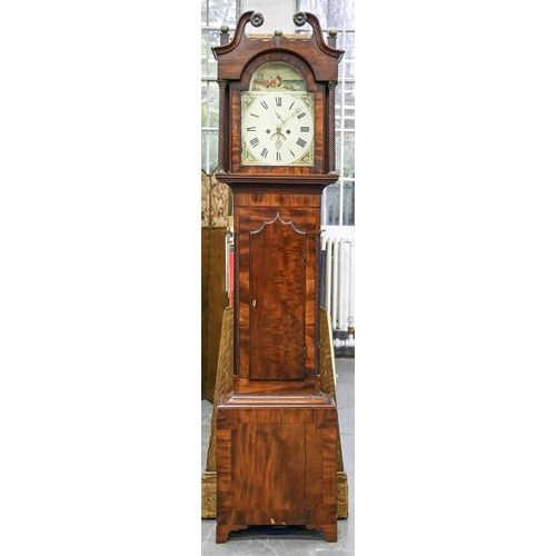A Victorian eight day mahogany