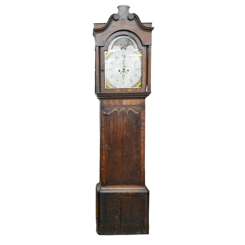 A Victorian eight day oak and