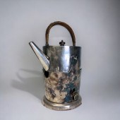 A VICTORIAN ELECTROPLATE KETTL