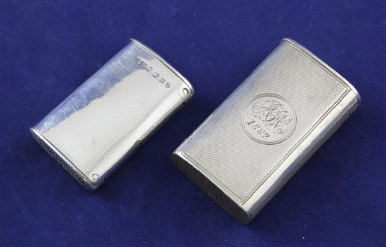 A Victorian engine turned silver