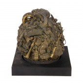 A VICTORIAN FOLK ART STONEWARE