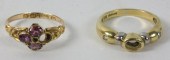 A Victorian gem set 18ct gold