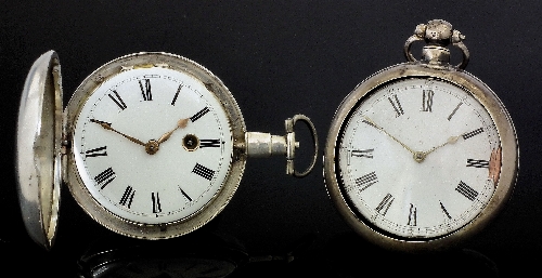 A Victorian gentleman's silver pair