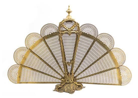A Victorian Gilt Bronze and Brass