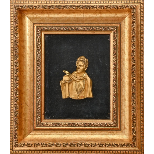 A Victorian gilt lacquered brass