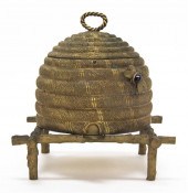 A Victorian Gilt Metal Box in