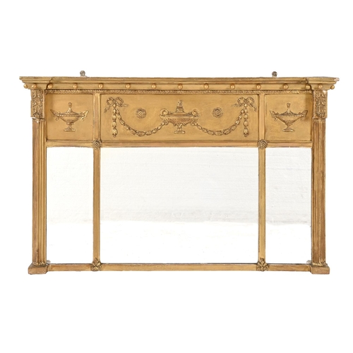 A Victorian giltwood and