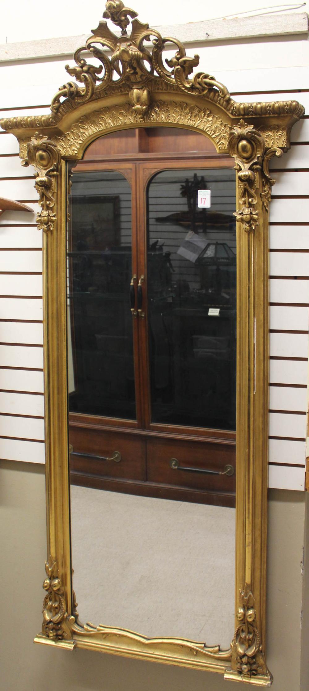 A VICTORIAN GILTWOOD AND GESSO PIER