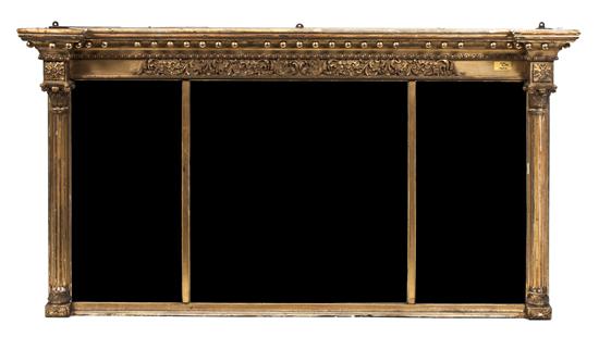 A Victorian Giltwood Over Mantel