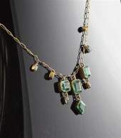 A Victorian gold and foiled em