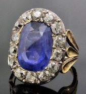 A Victorian gold and silvery c
