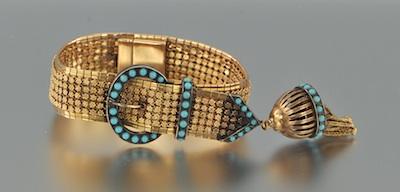 A Victorian Gold and Turquoise