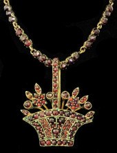 A Victorian gold coloured meta