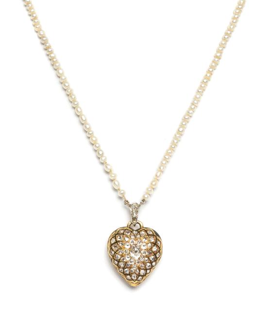 *A Victorian Gold Diamond and