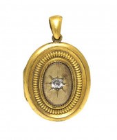 *A Victorian Gold Tone and Pas