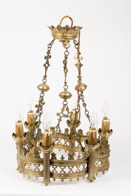 A Victorian Gothic castellated