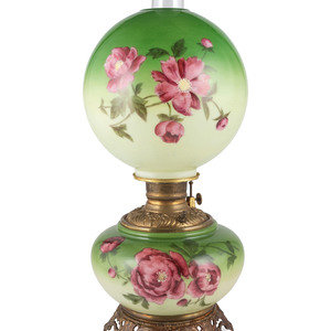 A Victorian Hand Painted Floral Oil