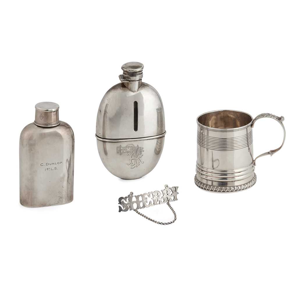 A VICTORIAN HIP FLASK Sampson