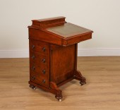 A VICTORIAN INLAID FIGURED WAL