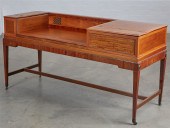 A VICTORIAN INLAID MIXED WOOD