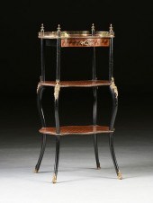 A VICTORIAN KINGWOOD PARQUETRY