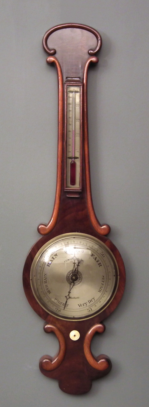 A Victorian mahogany cased wheel