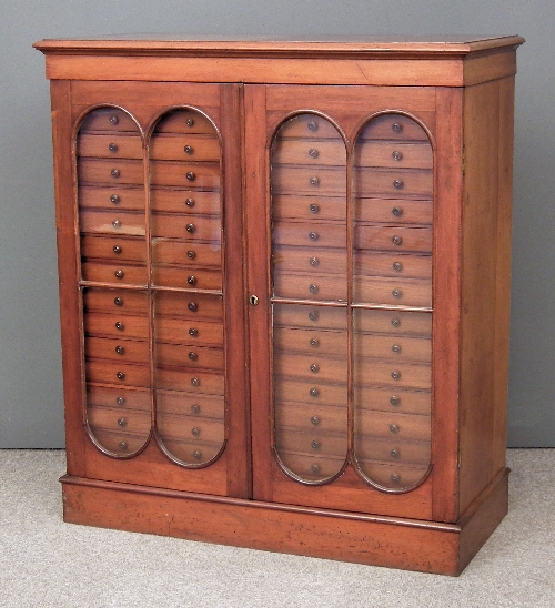 A Victorian mahogany collectors
