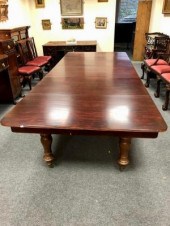 A Victorian mahogany extending