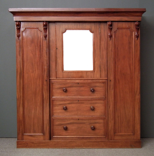 A Victorian mahogany fitted