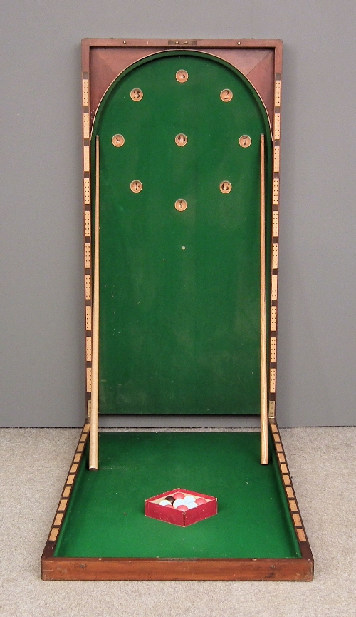 A Victorian mahogany folding