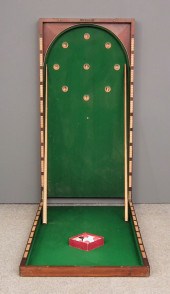 A Victorian mahogany folding b