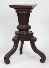 A Victorian mahogany jardini?r