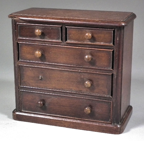A Victorian mahogany miniature