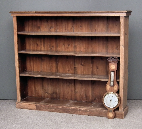 A Victorian mahogany open front