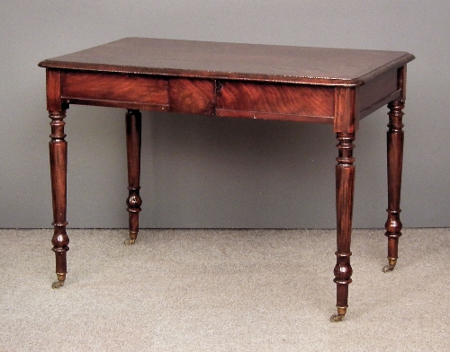 A Victorian mahogany rectangular