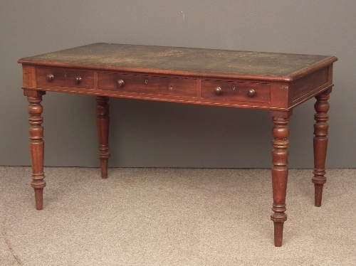 A Victorian mahogany rectangular