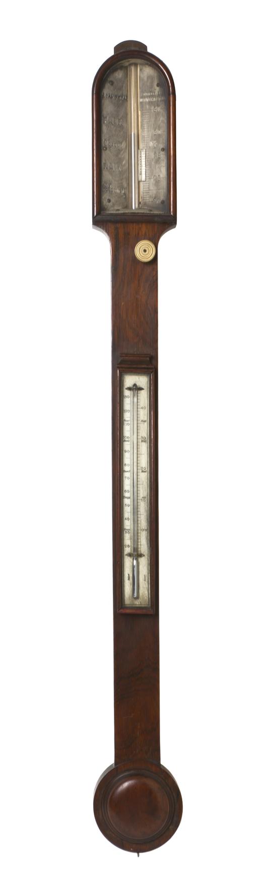 A Victorian Mahogany Stick