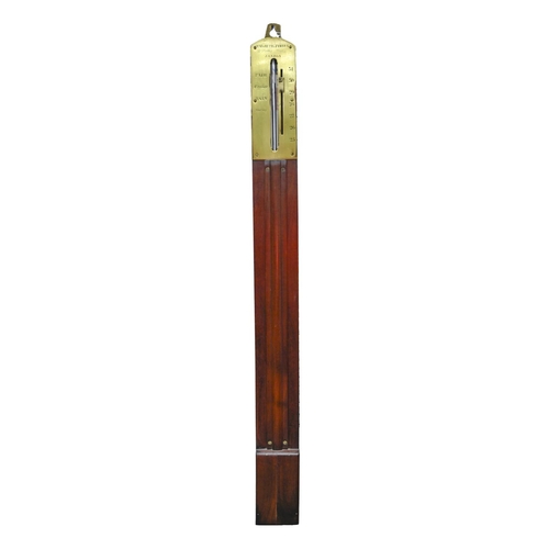 A Victorian mahogany stick