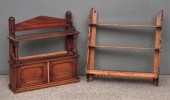 A Victorian mahogany wall moun