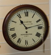 A Victorian mahogany wall time