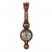 A VICTORIAN MAHOGANY WHEEL BAR